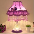 European-style small table lamp warm wedding room princess children wedding cute bedroom bedside small table lamp