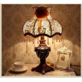 Middle and high-end creative simple modern retro bedroom bedside lamp hotel living room European-style table lamp