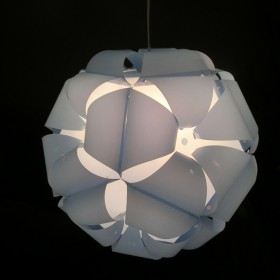 Combination lampshade five-star round spherical style living room decoration lampshade LED lampshade