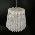 Household lighting multiple angle lampshade white black pattern Chinese bedroom table lamp accessories lampshade
