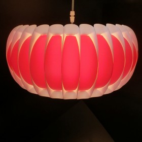 Lighting lampshade waist drum chandelier supporting upper and lower bracket multi-color creative PP chandelier lampshade