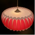 Lighting lampshade waist drum chandelier supporting upper and lower bracket multi-color creative PP chandelier lampshade