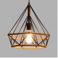American country hemp rope industrial wind retro wrought iron chandelier diamond bird cage creative loft bar restaurant chandelier