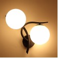 Modern minimalist double head wall lamp bedroom bedside lamp creative guest room balcony corridor lamp aisle stairs restaurant wall lamp
