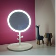 LED makeup mirror beauty mirror folding table lamp fill light desktop storage touch net red gift creative charging mirror