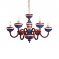 Children's room chandelier Captain America creative cartoon Mediterranean bedroom lamp Nordic eye protection boy and girl room lamp