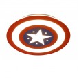 Children's room lamp room bedroom lamp led Captain America ceiling lamp modern minimalist lamps