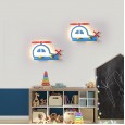 Bedside lamp new Nordic personality creative children's room led aircraft wall lamp modern minimalist bedroom background wall lamp
