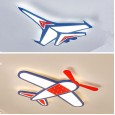 Aircraft lamp children's room lamp boy wrought iron acrylic room lamp simple modern cartoon cool led ceiling lamp