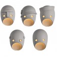 Nordic postmodern minimalist Dutch designer lamps creative personality living room bedroom aisle mask LED wall lamp