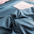 60 pieces of long-staple cotton solid color double fight embroidery four-piece set simple European cotton kit pure cotton bedding