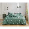 Small flower four-piece cotton knit cotton Japanese style art fan small fresh flower single double bed supplies