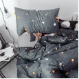 Nordic style cotton pure cotton bedding four-piece dormitory sheets people 3 three-piece bed quilt