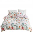 Cotton pastoral small floral temperament lady style pure cotton bed sheet quilt small fresh bed 4 four-piece girl heart