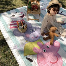 Chic Korean style waterproof and moisture-proof children's urine-proof climbing mat foldable spring tour picnic mat