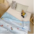 Cotton double-layer yarn organic cotton summer quilt cotton infant children summer cool quilt 1.2 1.5 meters
