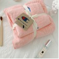 Explosion Champion Two Piece Bath Towel Set Dirty Dirty Color Absorbent Quick Dry