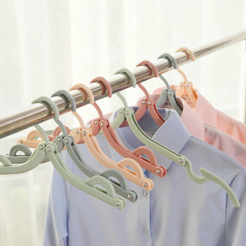 T folding hanger portable outdoor non-slip hanger plain plastic clothes hanger clothes support hanger