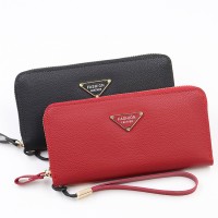 New Korean version of women's wallet long zipper multifunctional large capacity wallet lychee pattern clutch