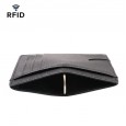 The new card holder cross pattern anti-theft brush RFID card sleeve men's fashion card holder