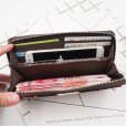 Zipper parquet ladies wallet long fashion multi-function large-capacity Korean women's clutch bag