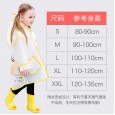 Children raincoat girl kindergarten boy transparent waterproof child outdoor poncho elementary school student child baby raincoat