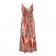 Summer women's skirt skirt sling back beach dress