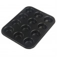 The new product is a flat 12 small cake mold with a small 12 cup muffin cup cake mold