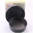 Aimanwu 3PC gray non-stick buckle round live bottom cake mold (18CM ～ 28CM)