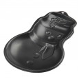 Aimanwu Black Non-stick Christmas Large Snowman Cake Pan Cake Mould