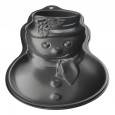 Aimanwu Black Non-stick Christmas Large Snowman Cake Pan Cake Mould