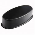 The new black non-stick aluminum alloy cheesecake mold oval mold