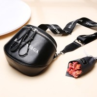 Single shoulder backpack messenger bag spring and summer new fashion women simple wild cool tide female street personality broadband backpack