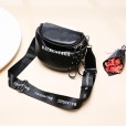 Single shoulder backpack messenger bag spring and summer new fashion women simple wild cool tide female street personality broadband backpack