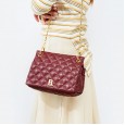 New bag female messenger bag cowhide fashion retro leather female bag trend diamond chain bag