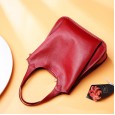 First layer cowhide bag ladies handbag summer new fashion tote bag leather female bag shoulder messenger bag