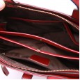 New leather handbags crocodile pattern first layer cowhide women's big bag shoulder messenger portable ladies bag