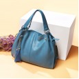 Spring and summer new cowhide women bag casual tassel cowhide bag shoulder messenger ladies bag