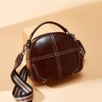 Leather handbags new fashion handbags tide Korean version of the wild broadband Messenger bag female shoulder retro female bag