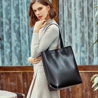 Spring and summer new contrast color mother and child bag leather bucket bag fashion ladies bag cowhide wild portable female bag