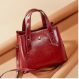 Bags women's new bucket bag fashion shoulder portable large capacity ladies leather handbags