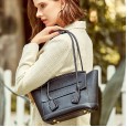 New Korean fashion cowhide smiley bag leather women's bag embarrassing face bat bag wings shoulder crossbody bag