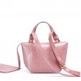 Summer new women's bag slung saddle leather women's bag wild lady leather cowhide slung shoulder retro backpack