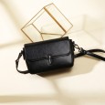 Spring and summer new spring cowhide shoulder messenger female bag fashion small square bag ladies bag
