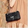 Summer new niche light luxury female bag shoulder messenger bag female bee chain bag small black bag