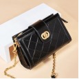 Small square bag diamond bag leather bag female summer new fashion Messenger bag chain bag small box bag