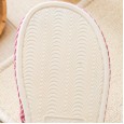 Four seasons home indoor men and women couple cotton slippers stripes cotton and linen breathable soft bottom spring and summer non-slip Japanese and Korean wooden floor