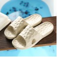 Anti-slip couple water cube home bathroom bath home slippers silver ion antibacterial