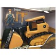 Heavy-duty bulldozer engineering vehicle site simulation scene set configuration rich sound and light simulation