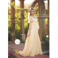 Women's lace pregnant women lotus leaf short-sleeved dress long dress photography flying flying sleeve dress 8859